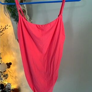Aerie Bright Pink Bodysuit